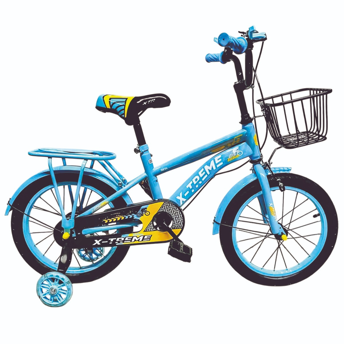 Дитячий велосипед X-Treme NITRO 25.16-04 блакитно-жовтий