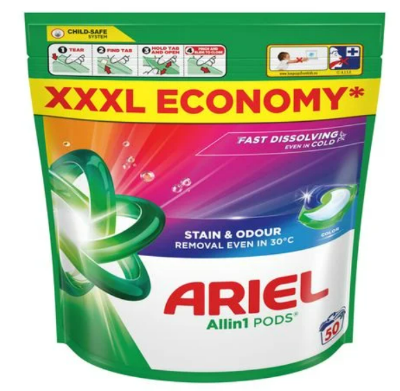 Капсули для прання Ariel Pods All-in-1 Color 50 шт