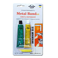 Клей епоксидний "Metal Bond" 52 мл (2х26 мл) двокомпонентний InterHim