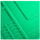 Килимок для паяння 295х209мм, ZD-154-1A килимок силіконовий термостійкий антистатичний для паяння, ZD154-1A, фото 2