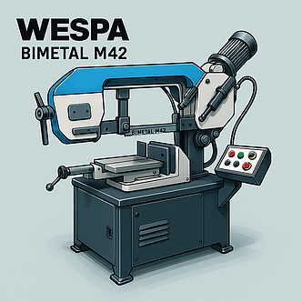 🔧 Стрічкові пили WESPA BITEC M42plus — еталон різання металу професійного класу!, фото 1