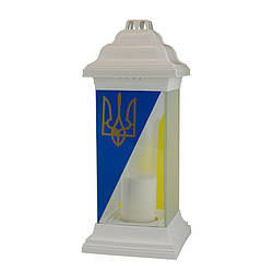 Лампадка скляна 120 годин капличка Патріотична 120-27/1