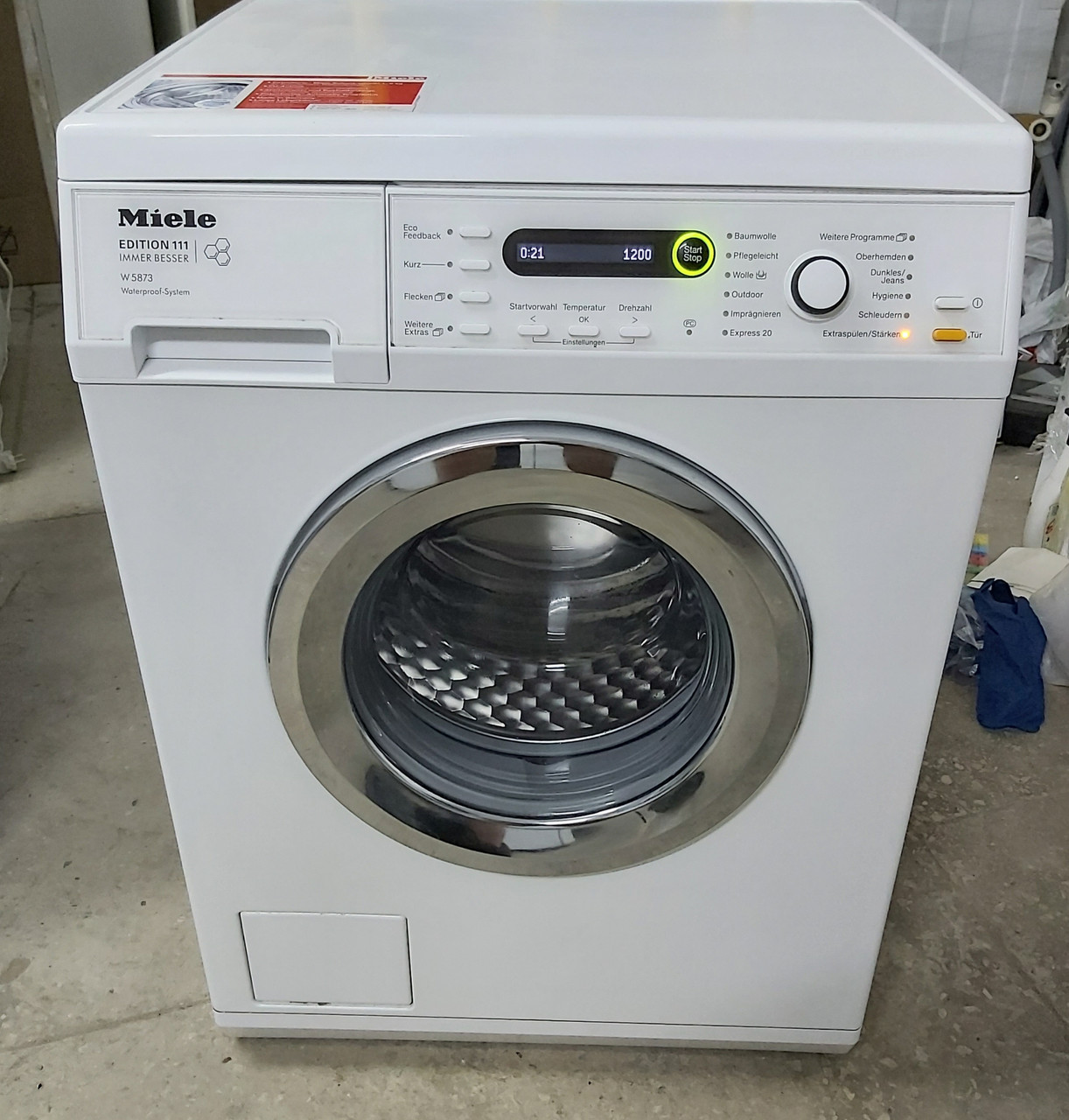 Пральна машина 8 кг W 5873 А+++ інвертор є українська мова, фото 1