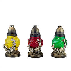 Лампадка скляна 24 годин Фіолетка 24П-06