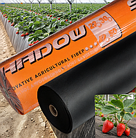 Агроволокно черное 42 г/м² 1,6 х 100м для мульчирования клубники и защиты от сорняков Чехия
