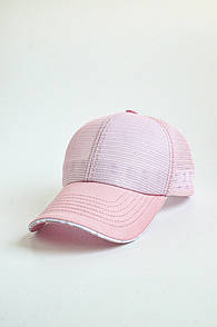 Бейсболка унісекс рожева з сіткою Modna KAZKA MKKT0003-1-2