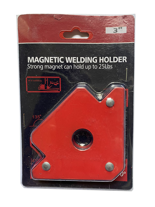 Магнітний тримач для зварювання 11,3 кг | Кутник зварювальний 45°/90°/135°, фото 1