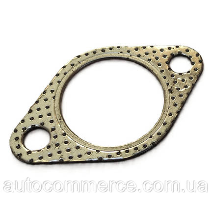 Прокладка колектора, коліна вихлопної труби KM385 Dongfeng, Foton, Jinma, ДТЗ, фото 2