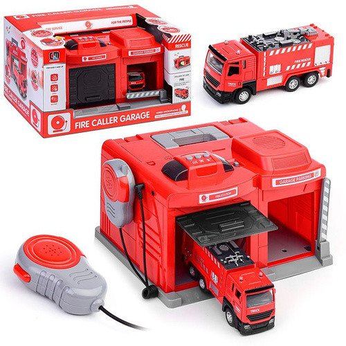 Інтерактивний ігровий набір — гараж «Пожежна» арт. CLM - 551, фото 1