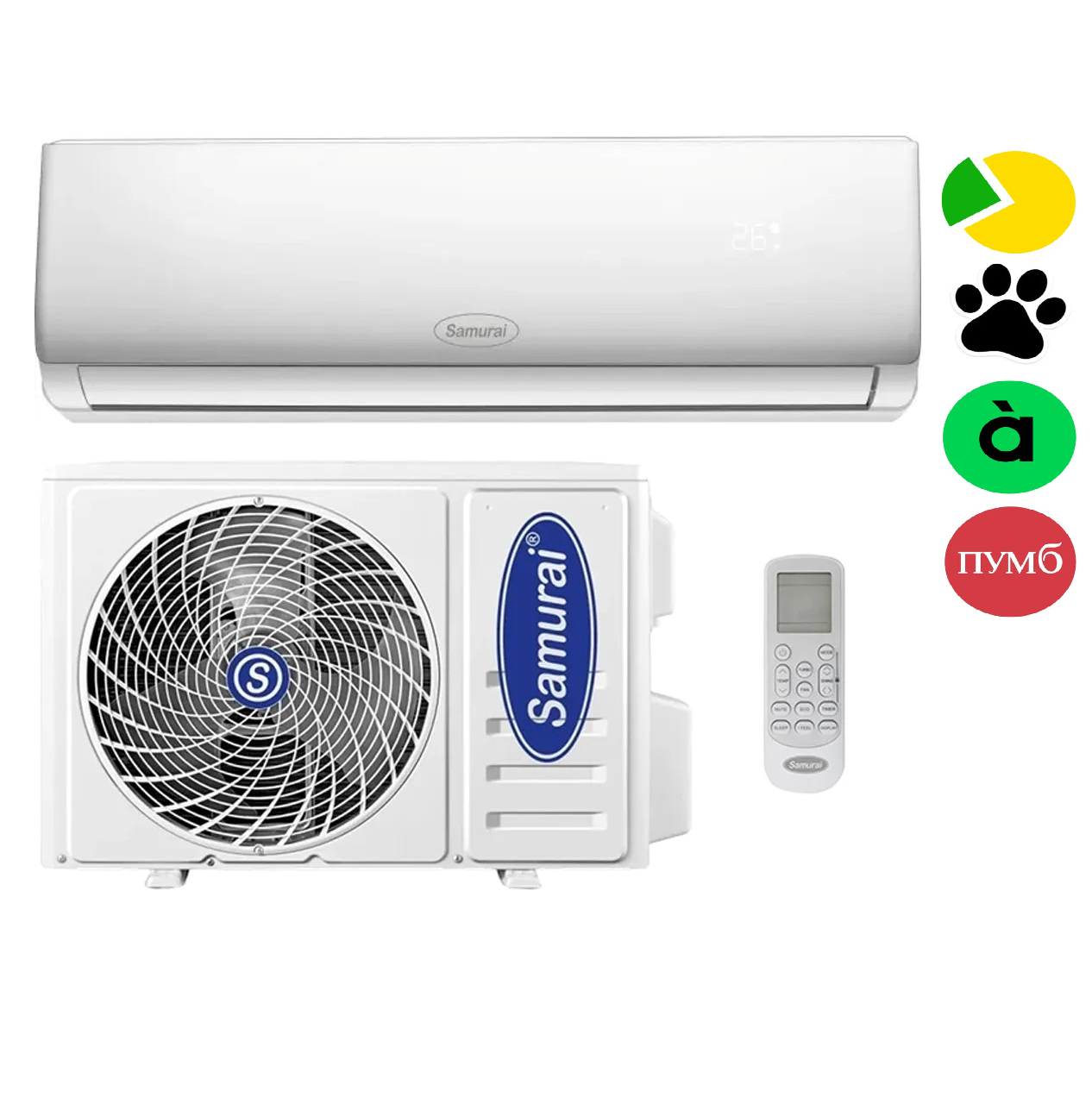 Кондиціонер Samurai SMA-09HRN8T, фото 1