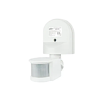 Інфрачервоний датчик руху BIOM IRM-01W max 1200Вт 180° білий настінний