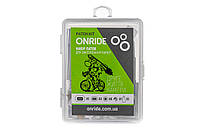 Велоаптечка ONRIDE Сhamber, пластиковый бокс (6 заплат, металлический скребок, клей 7 мл, резинка ниппеля)