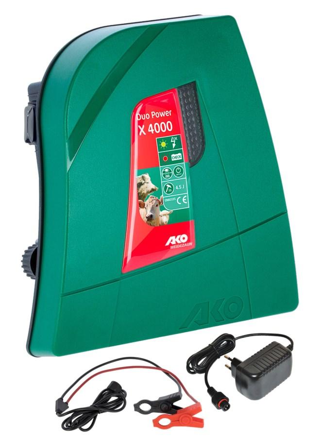 Електризатор електропастуха AKO Duo Power Х4000, 5,5 ДЖ, 12V/230V