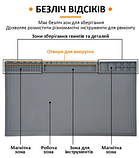 Теплоізоляційний силіконовий килимок TE-612 для паяння та ремонту техніки / 380x210 мм, фото 5