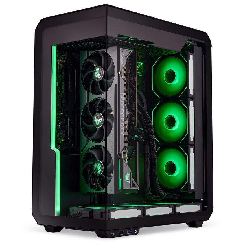 Корпус для ПК Ssupd Xhuttle, mid-tower, ATX, RGB, загартоване скло