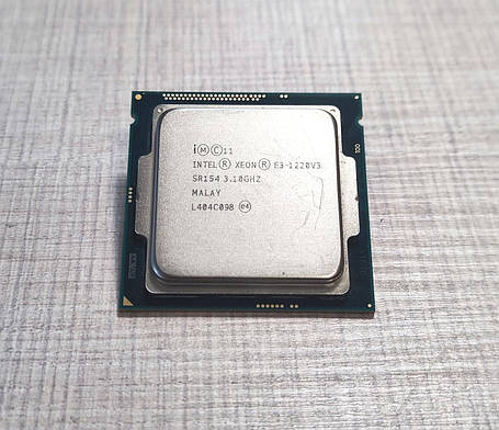 Процессор Intel Xeon E3-1220 v3 /4(4)/ 3.1-3.5GHz Core i5 4gen s1150 Гарантія 3 міс., фото 1