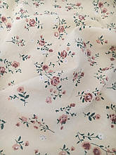 Варена бавовна, прованс на молочному (ширина 140 см, 120 г/м2)