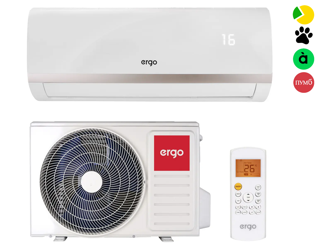 Кондиціонер ERGO ACI 0935 SWН W