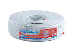 FinMark RG-6 white SM 100 м білий телевізійний, кабель тв, коаксільний, радіочастотний антенний фінмарк 045632
