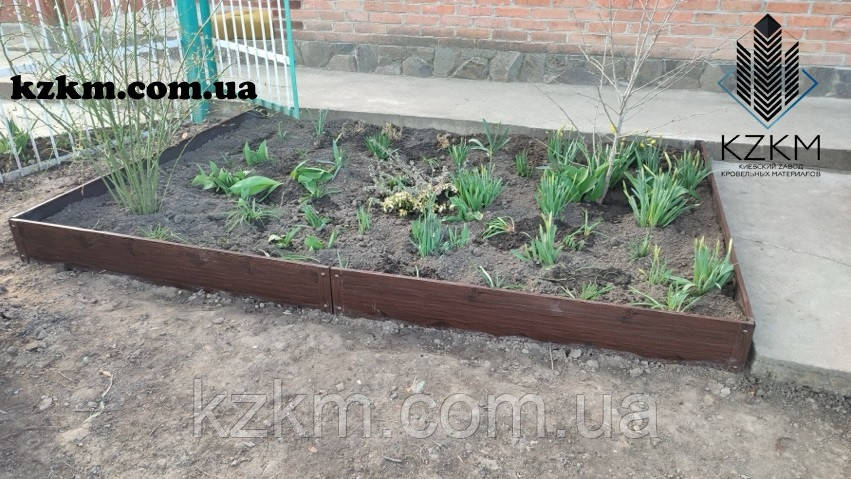 Грядкі металеві  під дерево, бордюри
