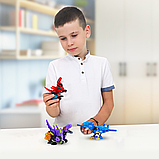 Трансформер-динозавр DINOSTER Раптор Бот, Red, фото 8