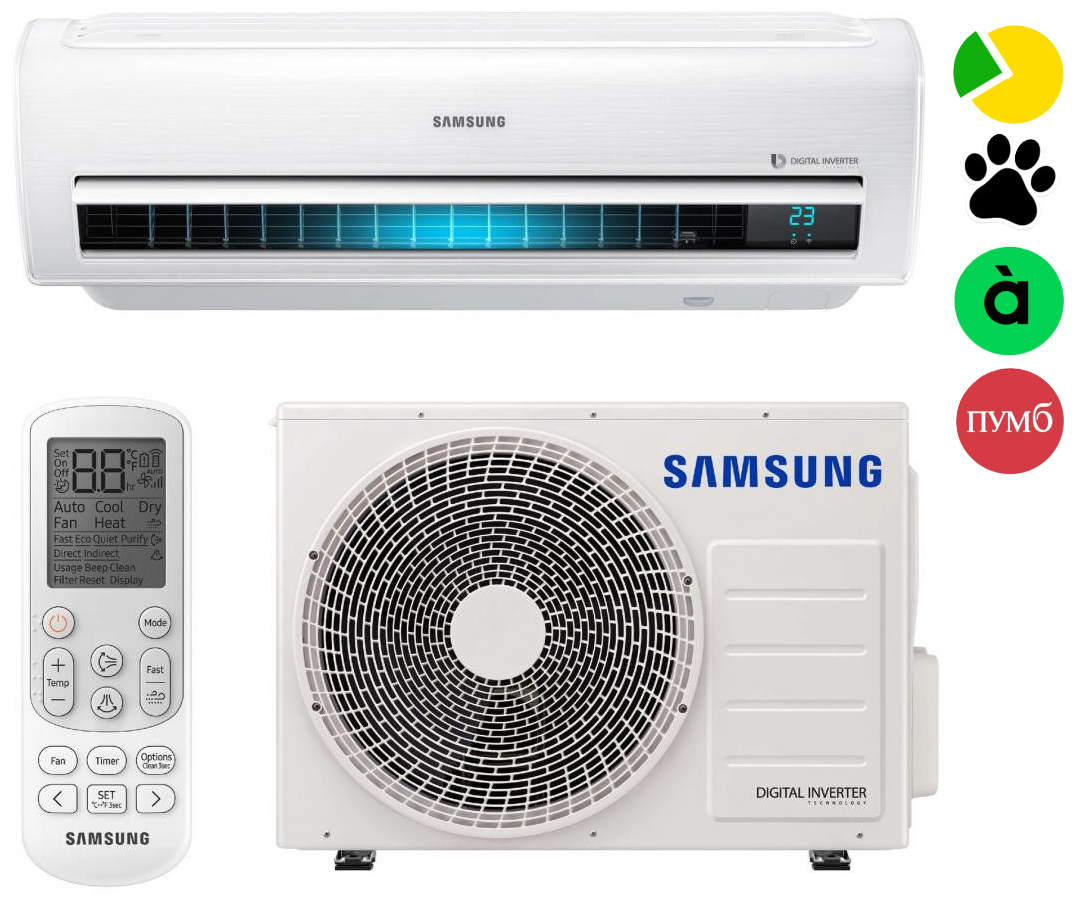 Кондиціонер Samsung AR09TXFYBWKNEE, фото 1