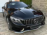 Решетка радиатора BRB (для COUPE) 2018-2025 для Mercedes S-class C217 Coupe, фото 7