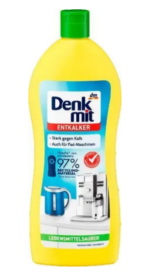Засіб для видалення накипу чайників та кавоварок Denkmit Entkalker, 250мл