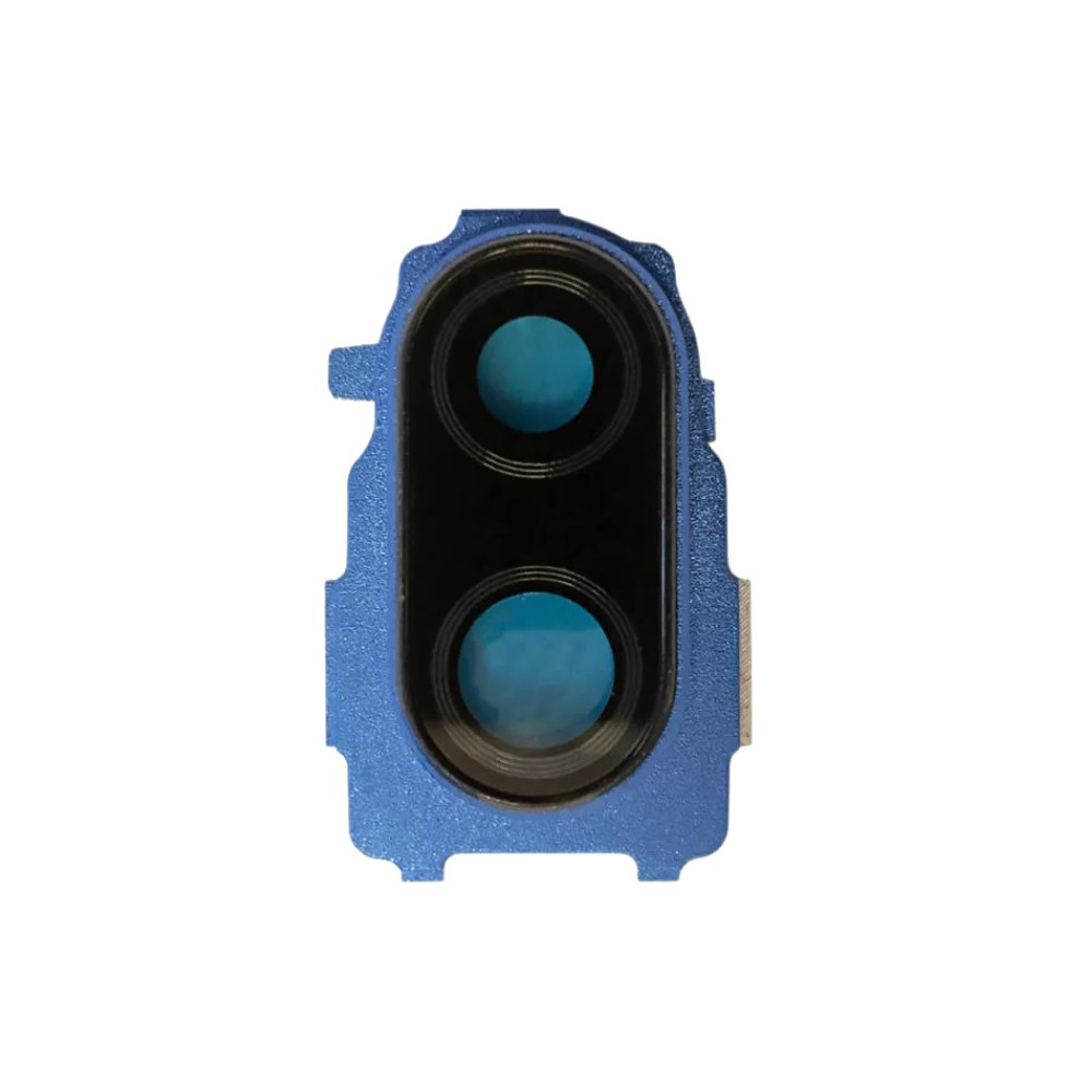 Скло камери Xiaomi Redmi Note 7, Note 7 Pro (чорне у синій рамці), фото 1