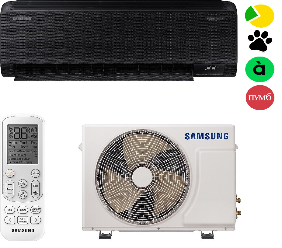 Кондиціонер Samsung Black Diamond AR70F09C1BBNUA, фото 1