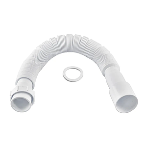 Гофротруба з'єднувальна Zerix GN-01-B з накидною гайкою 1 1/2" (460-1100 мм) (ZX5096)