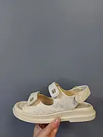 Chanel Dad Sandal Beige