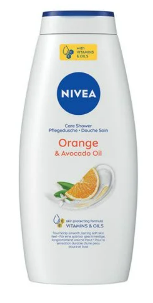 Гель-догляд для душу Nivea Апельсин та авокадо, 500 мл, фото 1