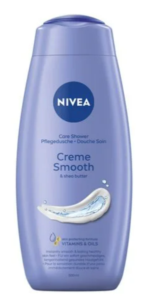 Гель-догляд для душу Nivea Creme Smooth & Shea butter, 500 мл, фото 1