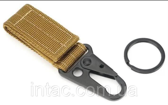 Тактичний карабін з кільцем на стропі койот, фото 1