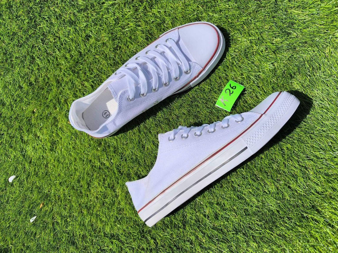 ЗНИЖКА! 44р (27,5см) Білі кеди конверси AIL STAR у стилі Converse, фото 1