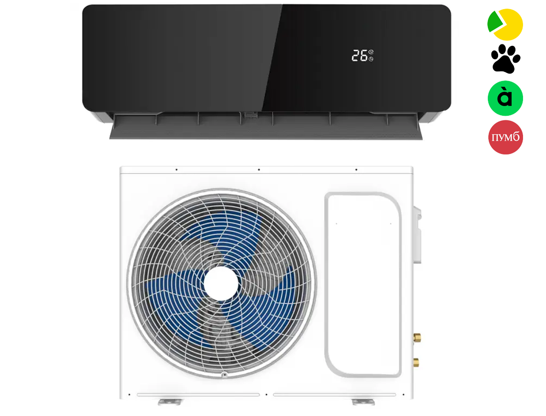 Кондиціонер IDEA ARTIST IPA-09HRART-FN8 BLACK, фото 1