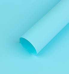 Калька однотонна в листах (0069), 0,58 м*0,58 м., 20 шт., колір - світло-блакитний