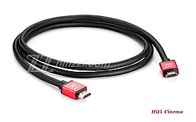 TTAF HDMI 2.1 Cable Red 24K Gold 1.5m Кабель HDMI 8K 1,5 метри