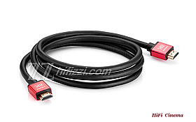 TTAF HDMI 2.1 Cable Red 24K Gold 2m Кабель HDMI 8K 2 метри