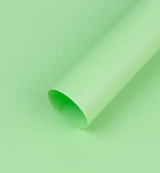 Калька однотонна в листах (0144), 0,58 м*0,58 м., 20 шт., колір - салатовий