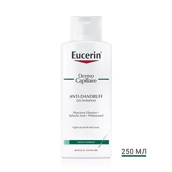 Гель-шампунь Eucerin Dermo Capillaire проти лупи для жирної шкіри голови, 69654 250 мл