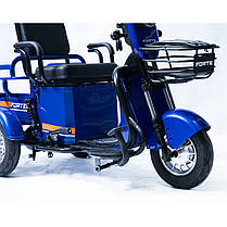 Триколісний електровелосипед CARGO P650 Синій, фото 3