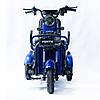 Триколісний електровелосипед CARGO P650 Синій, фото 10