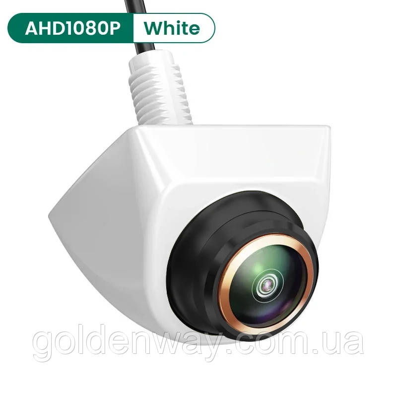 Автомобільна універсальна камера GreenYi BC710H два режими AHD1080P/CVBS кут огляду 170 градусів WHITE білий колір, фото 1