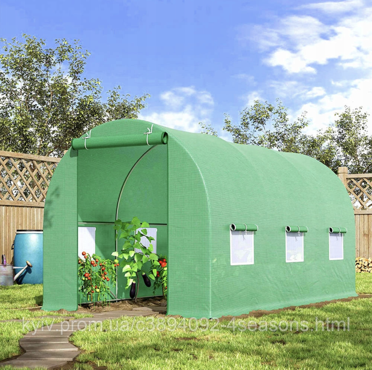 Теплиця садова, парник Holla Garden Польща 6м2 (300х200х200), фото 1