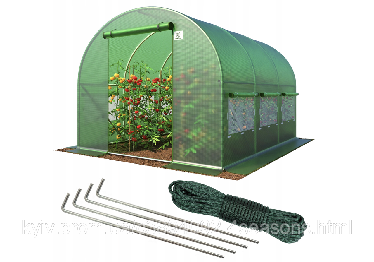 Парник теплиця Garden Rosa 6м2 (300х200х200см) Польща, фото 1