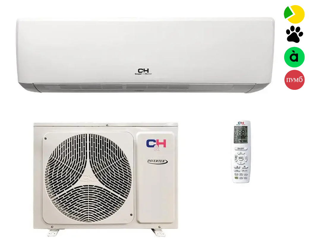 Кондиціонер Cooper&Hunter VITAL INVERTER CH-S09FTXF2-NG, фото 1