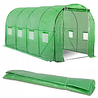 Плівка для теплиці 10 м2 (4х2,5х2м) 140 г/м2, UV, вітростійка, морозостійка, Зелена