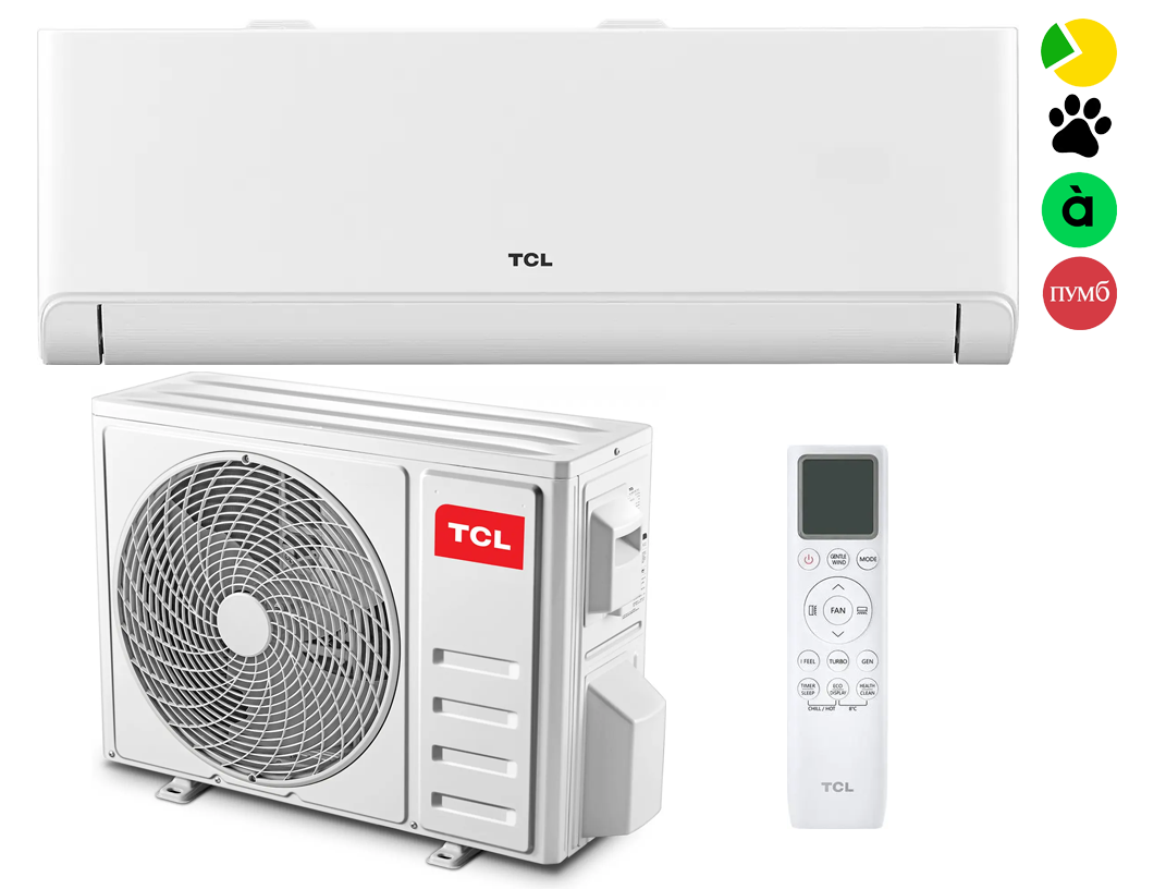 Кондиціонер TCL TAC-09CHSD/TPH11IHB Heat Pump Inverter R32 WI-FI, фото 1